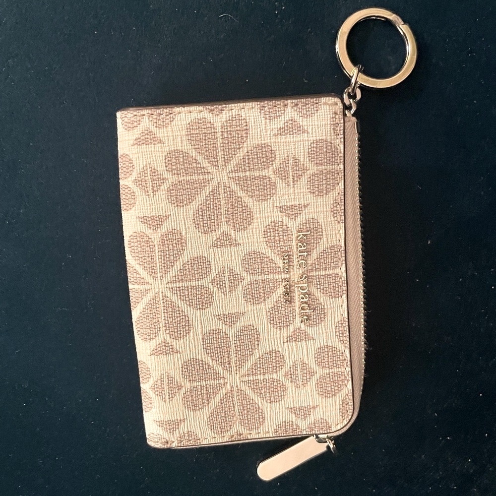Kate Spade key holder zip coin purse!